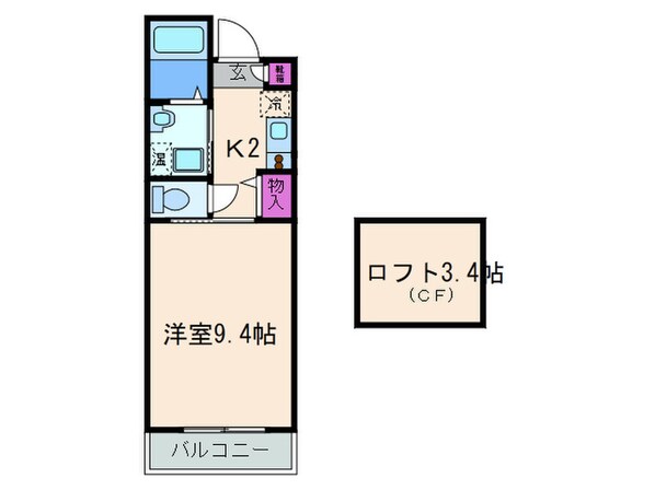 Ｍｅｍｏｒｙ石橋の物件間取画像